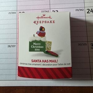 Hallmark Keepsake Miniature "Santa Has Mail" Ornament